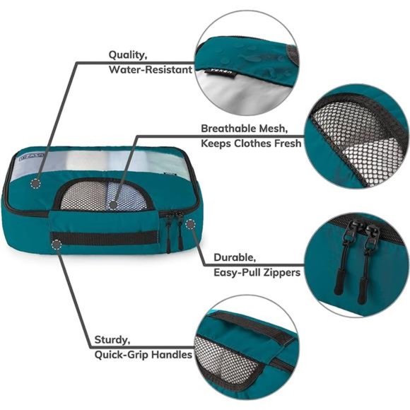 8Pcs Packing Cubes for Suitcases Organizer Bags Set for Travel Essentials Bags - Picture 5 of 7